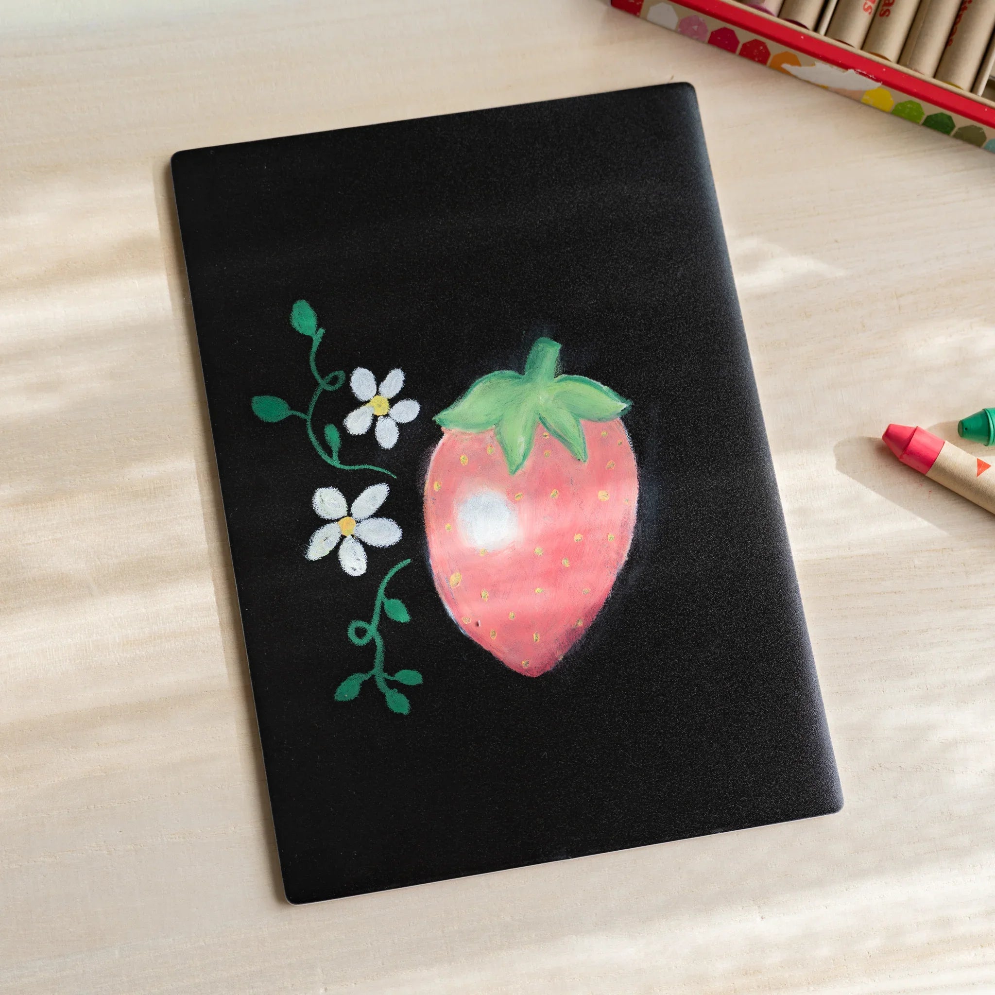 Kitpas Little Artist set demonstrating the depth and overall quality of the individual watercolor crayon sticks