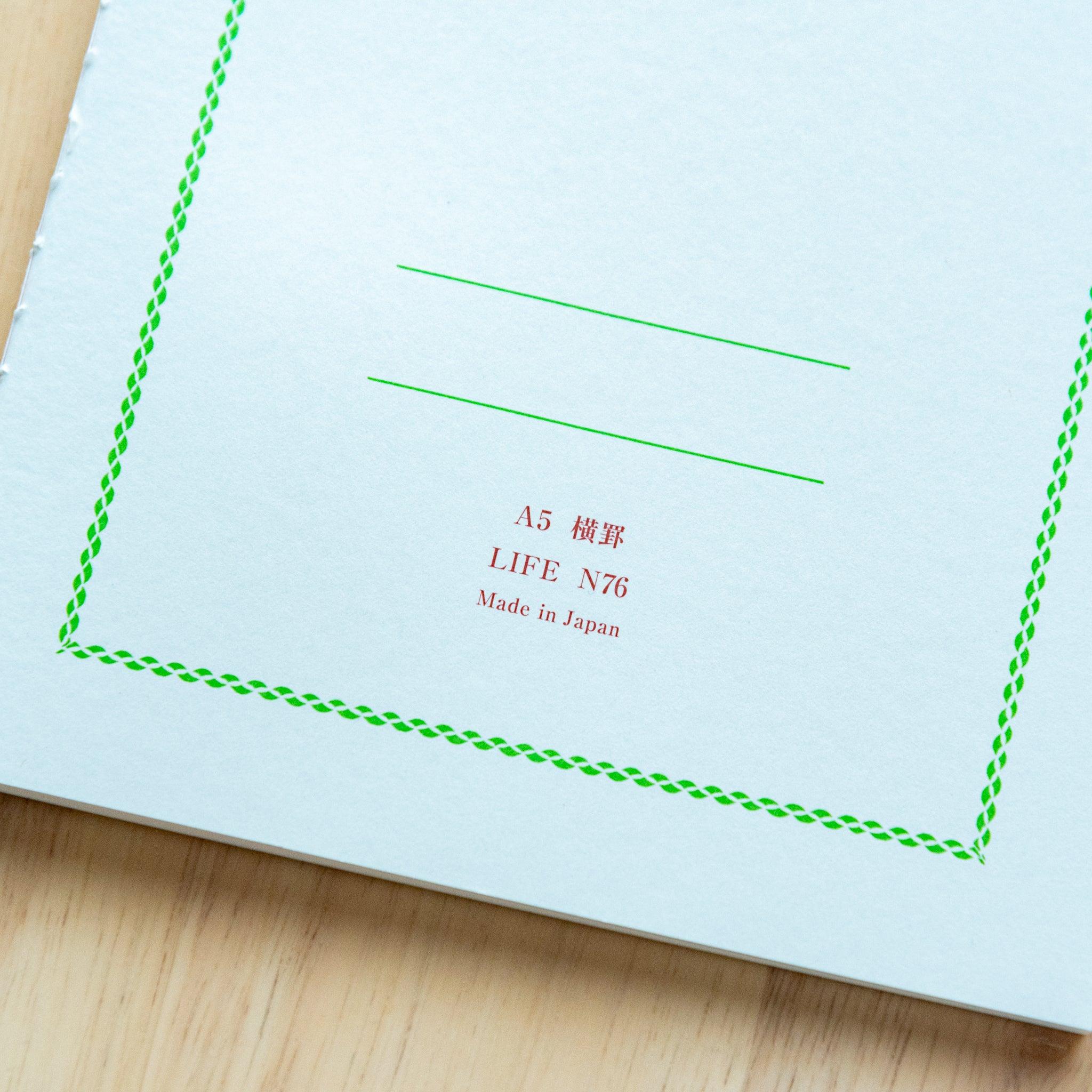 LIFE Pistachio Notebook - Komorebi Stationery