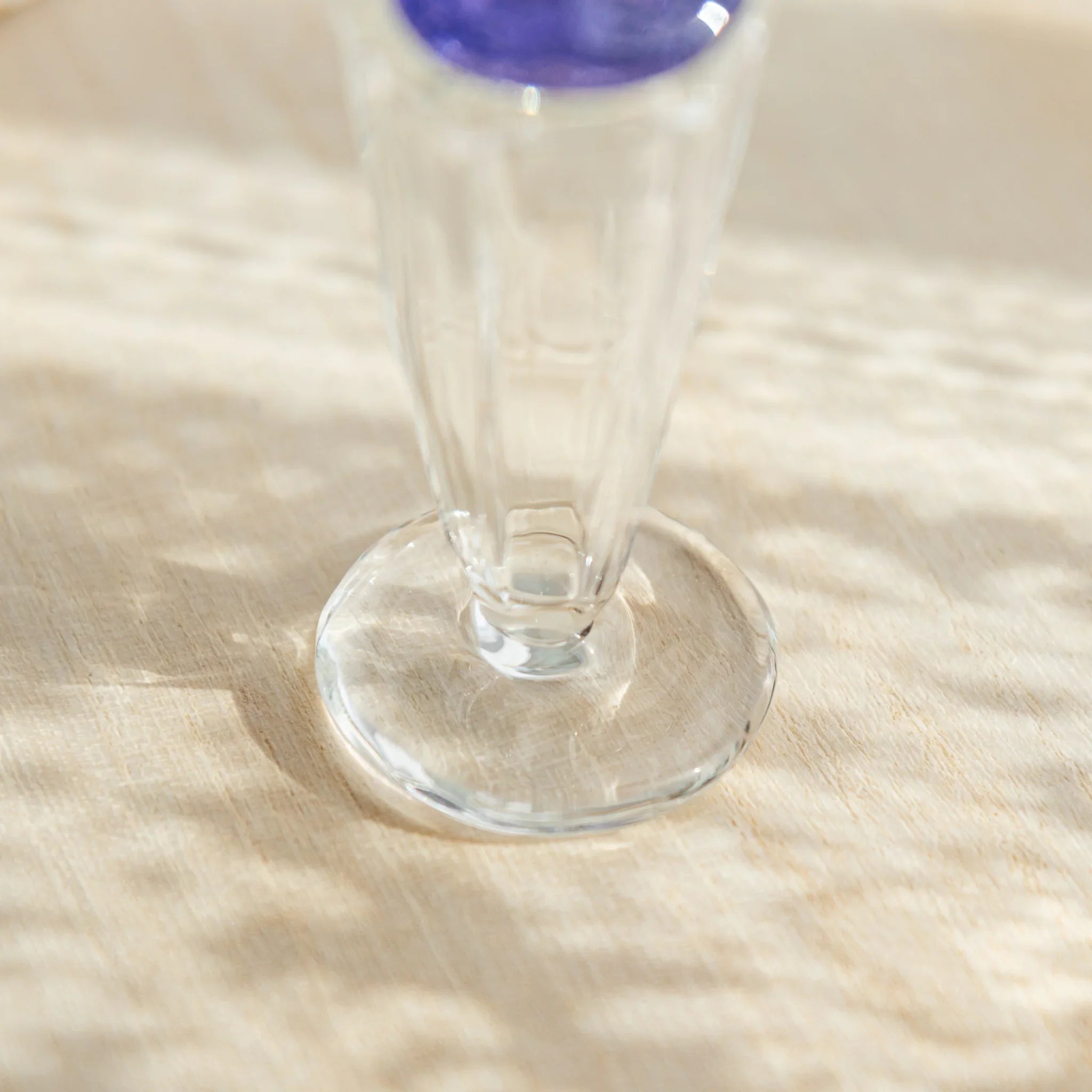 Moonlit Glass Ink Well – a Japanese glass ink well with a crescent moon top, perfect for fountain pen users seeking beauty and function.