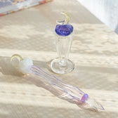 Moonlit Cloud Glass Dip Pen - The Most Popular Glass Pen at Komorebi