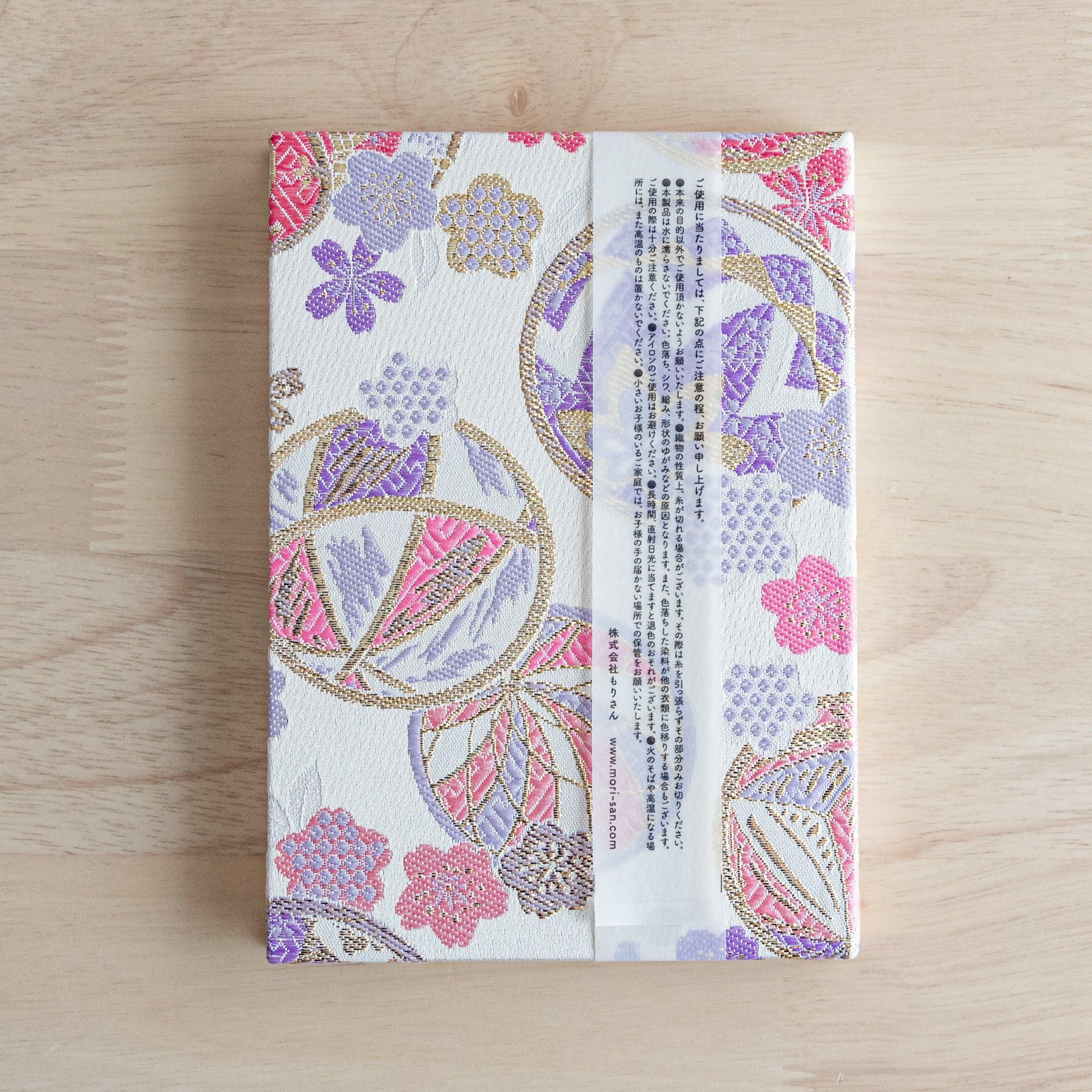 nishijin-textile-sarkuta-and-temari-notebook-or-b6-morisan-komorebi-stationery-9 - Komorebi Stationery