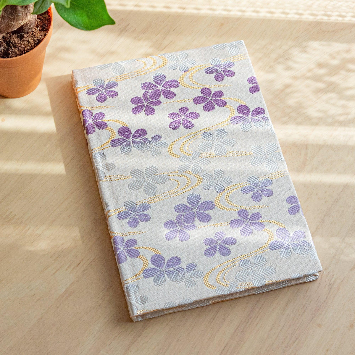 Nishijin Textile Streamside Sakura Dreams Japanese Notebook