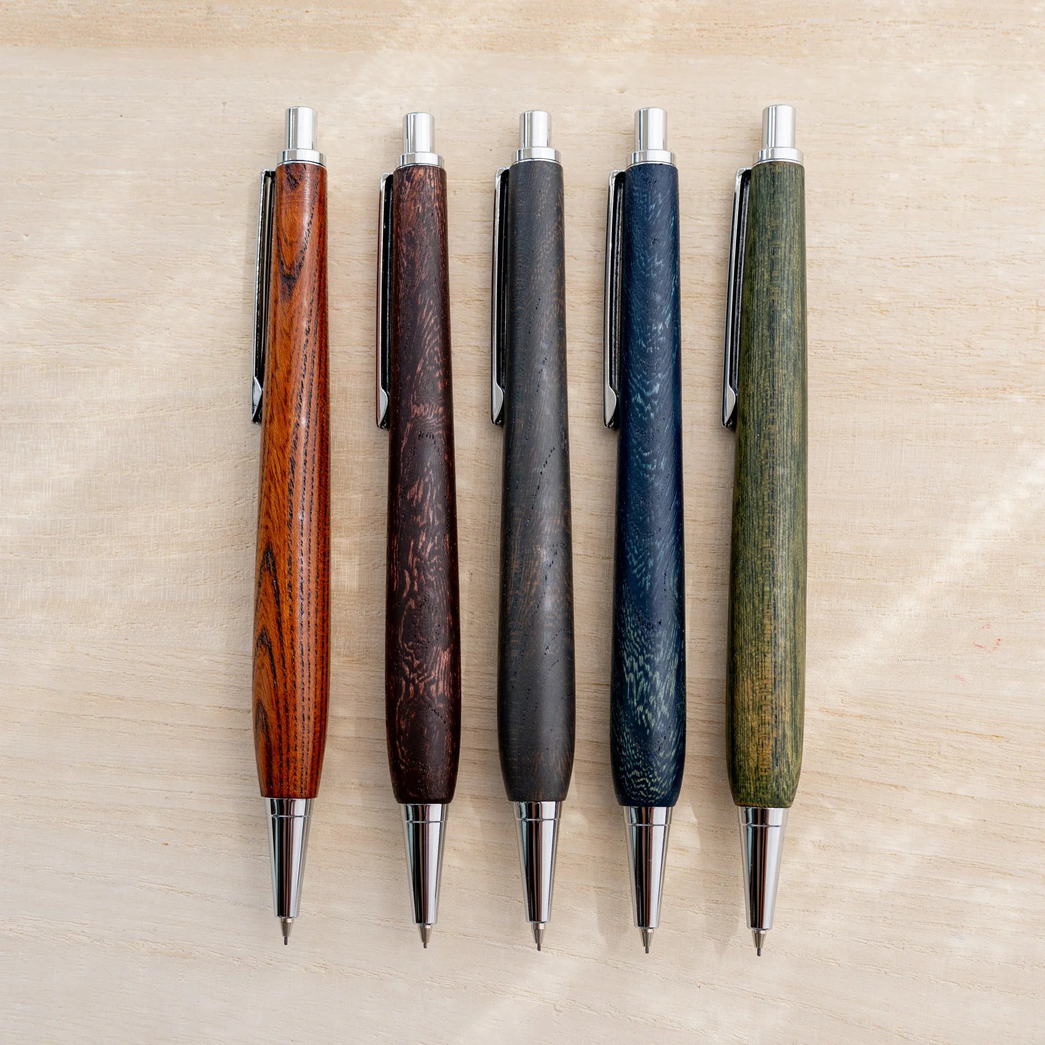 筆記具 hikoichi NIVI Urushi Lacquered Mechanical Pencil | Komorebi Stationery