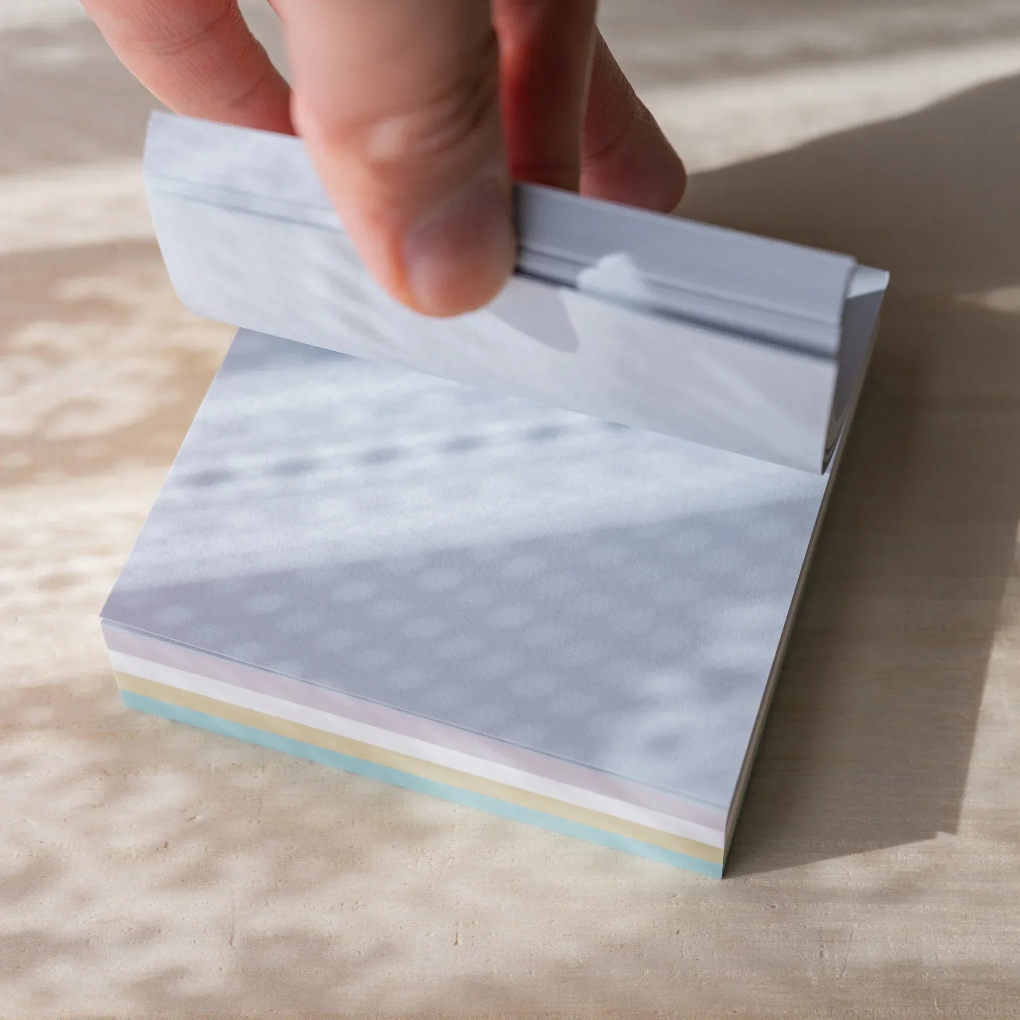 NT Rasha Paper Memo Pad (5 Colors), image 12490: special detail shot with close focus presenting visual clarity