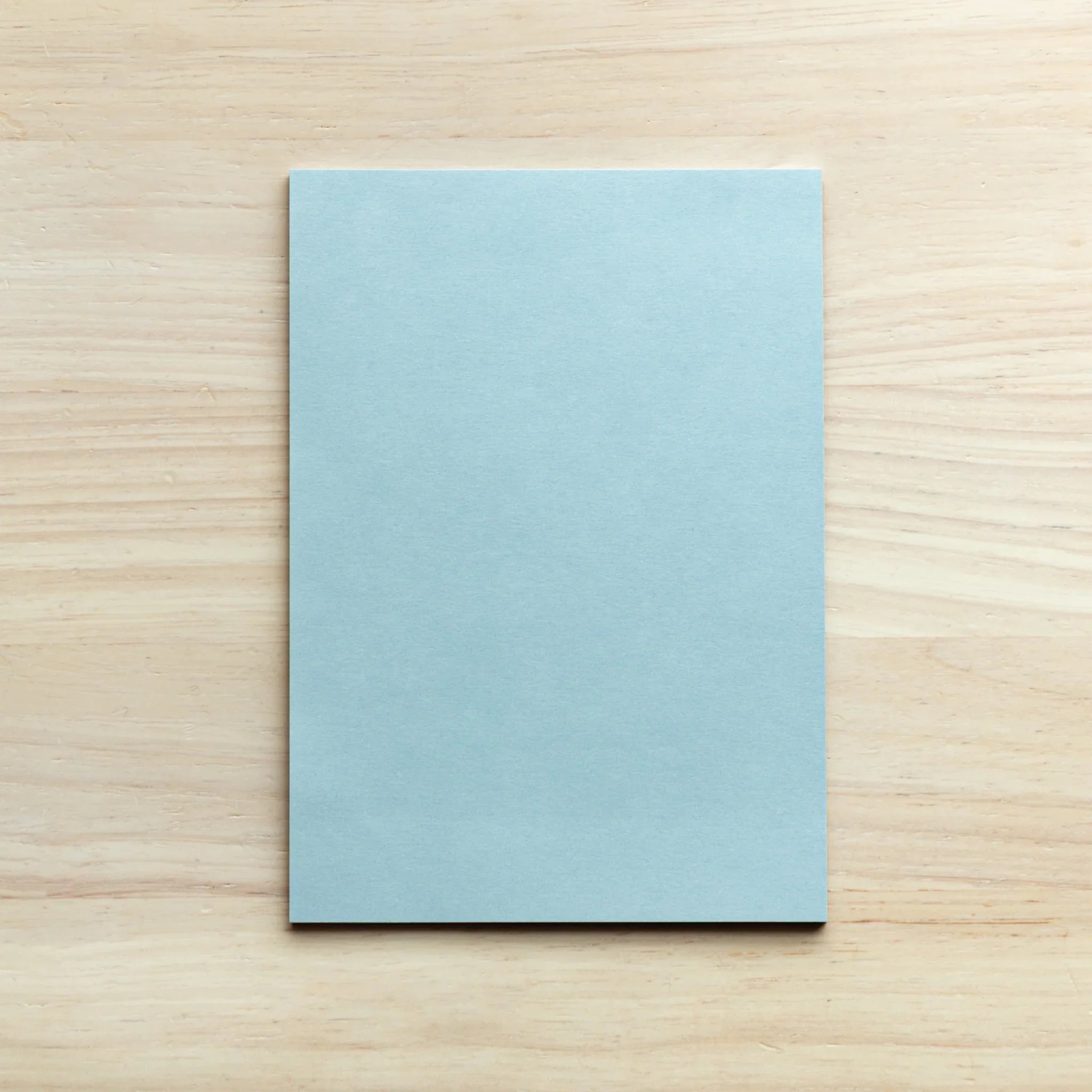 Single sheet from Paper Tasting Writing Pad Set Gray Vol.4, Japanese Note Book sampler showing smooth and light textured paper.