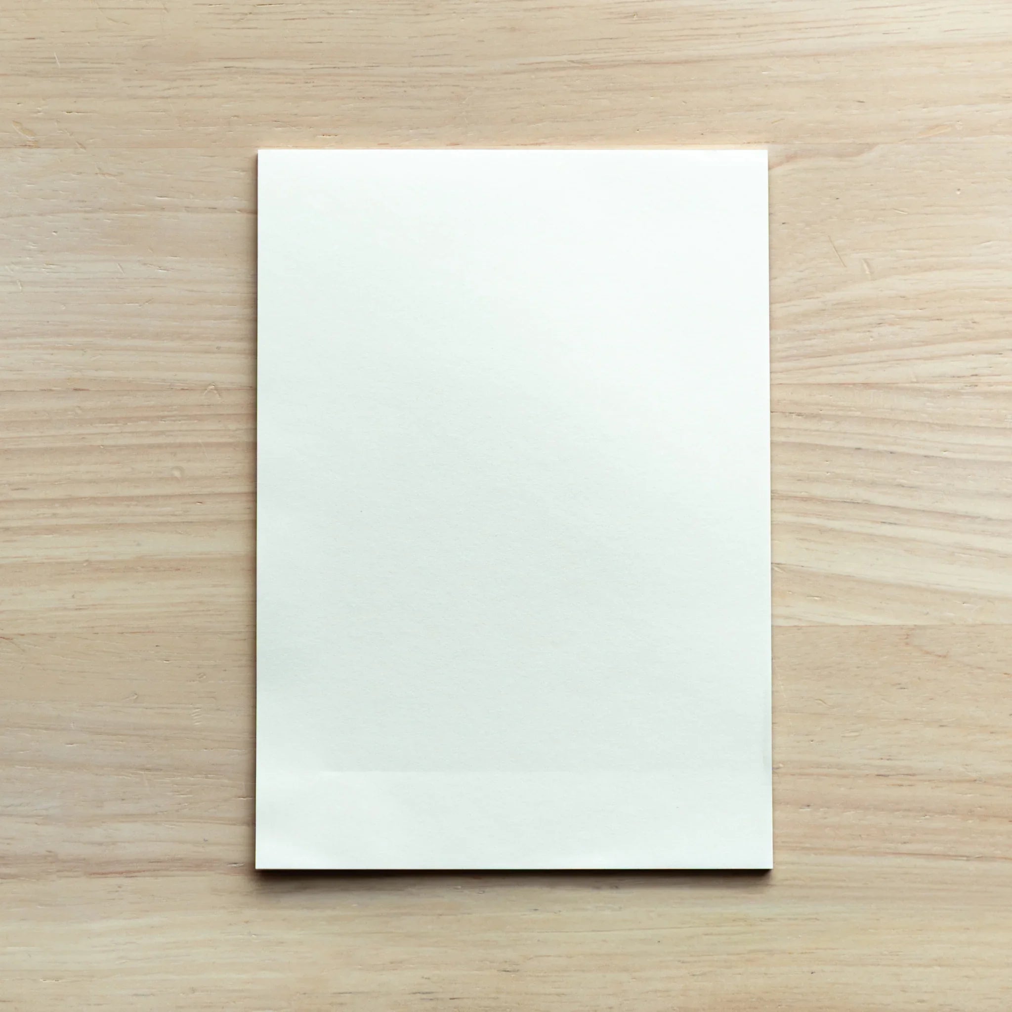 Single sheet from Japanese Note Book paper sampler pad set, perfect for fountain pen and planner writing.