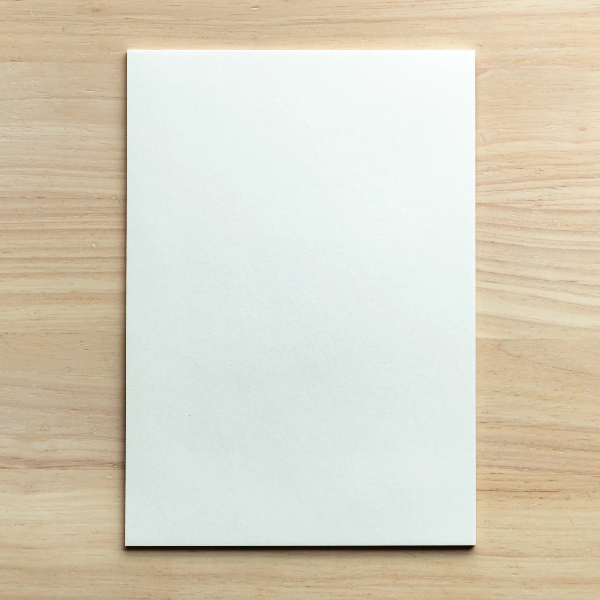 White sheet from Paper Tasting Writing Pad Set Silky Vol.3, Japanese Note Book view.