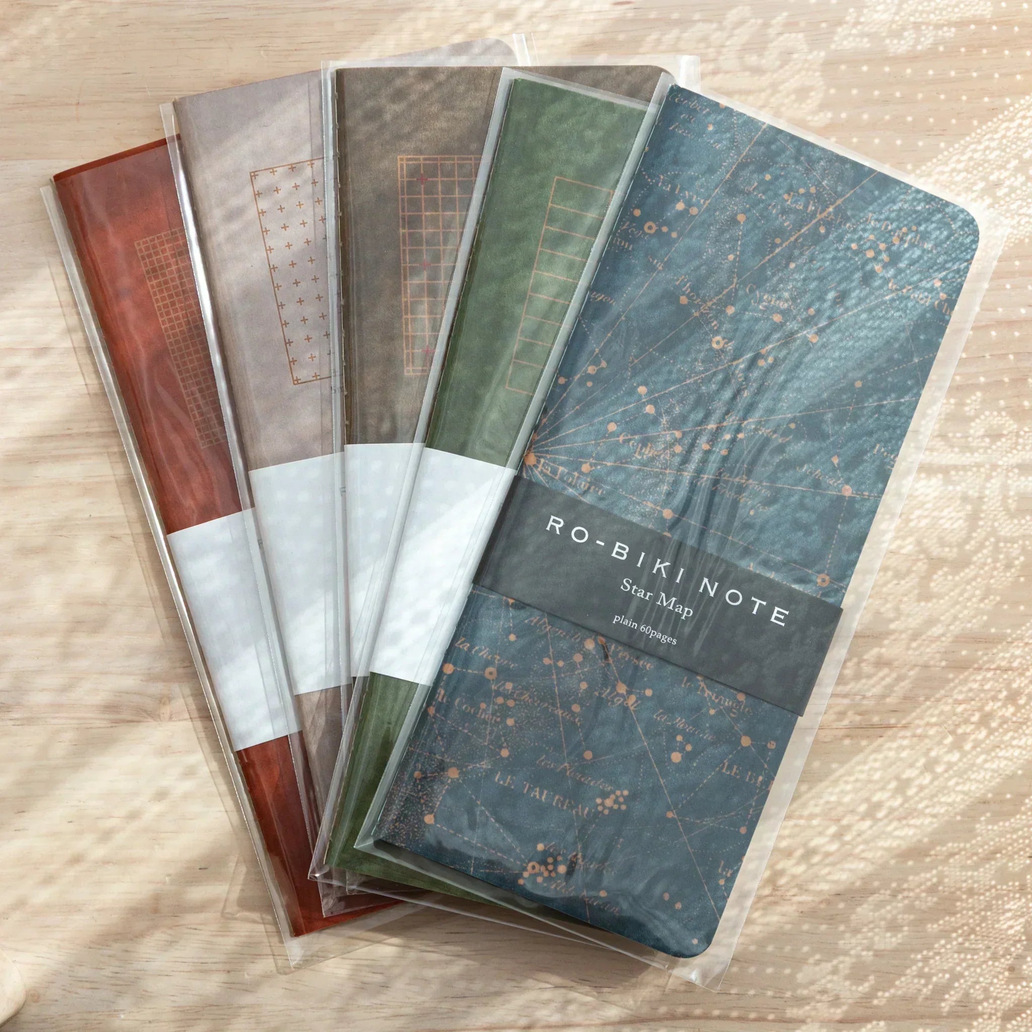 RO-BIKI Basic Series Japanese Notebook, sturdy design and grid paper suited for Japanese Fountain Pen.