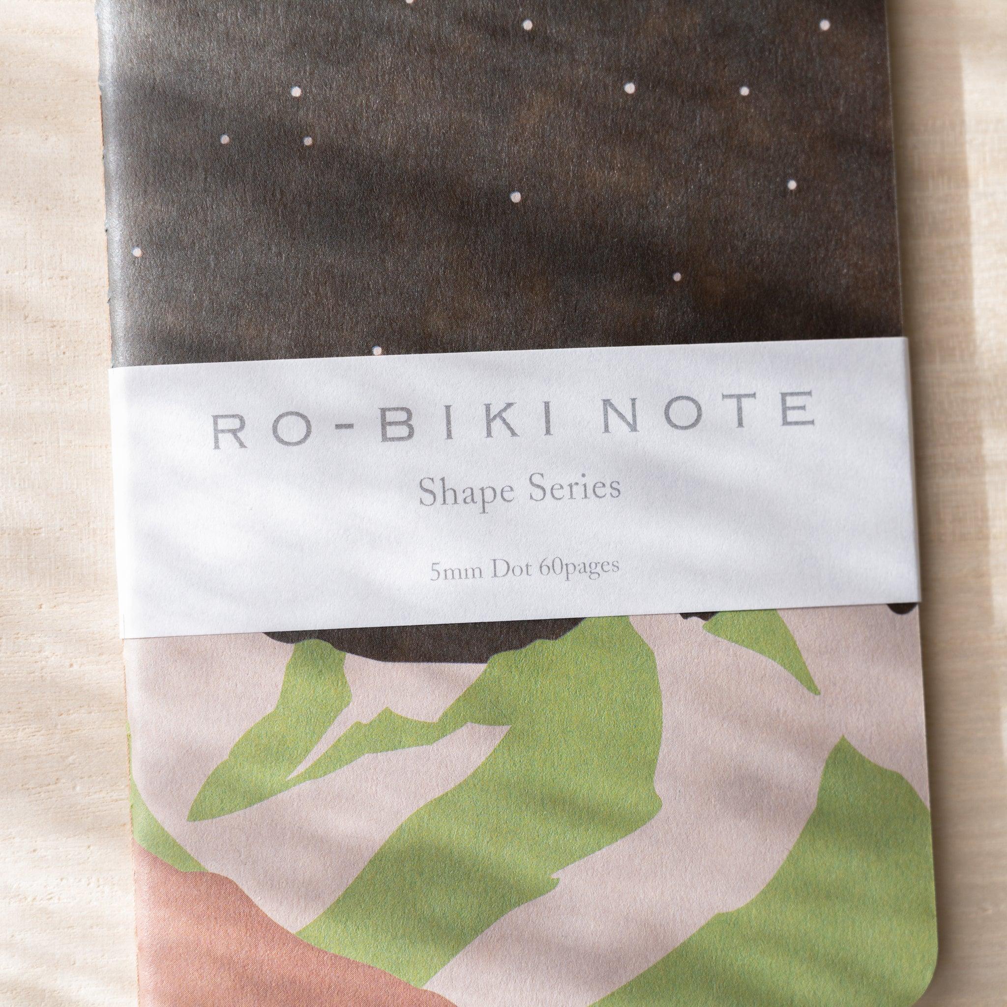 RO-BIKI Mountain Night Notebook, image_2_position_1: angled view revealing all product sides with visual clarity