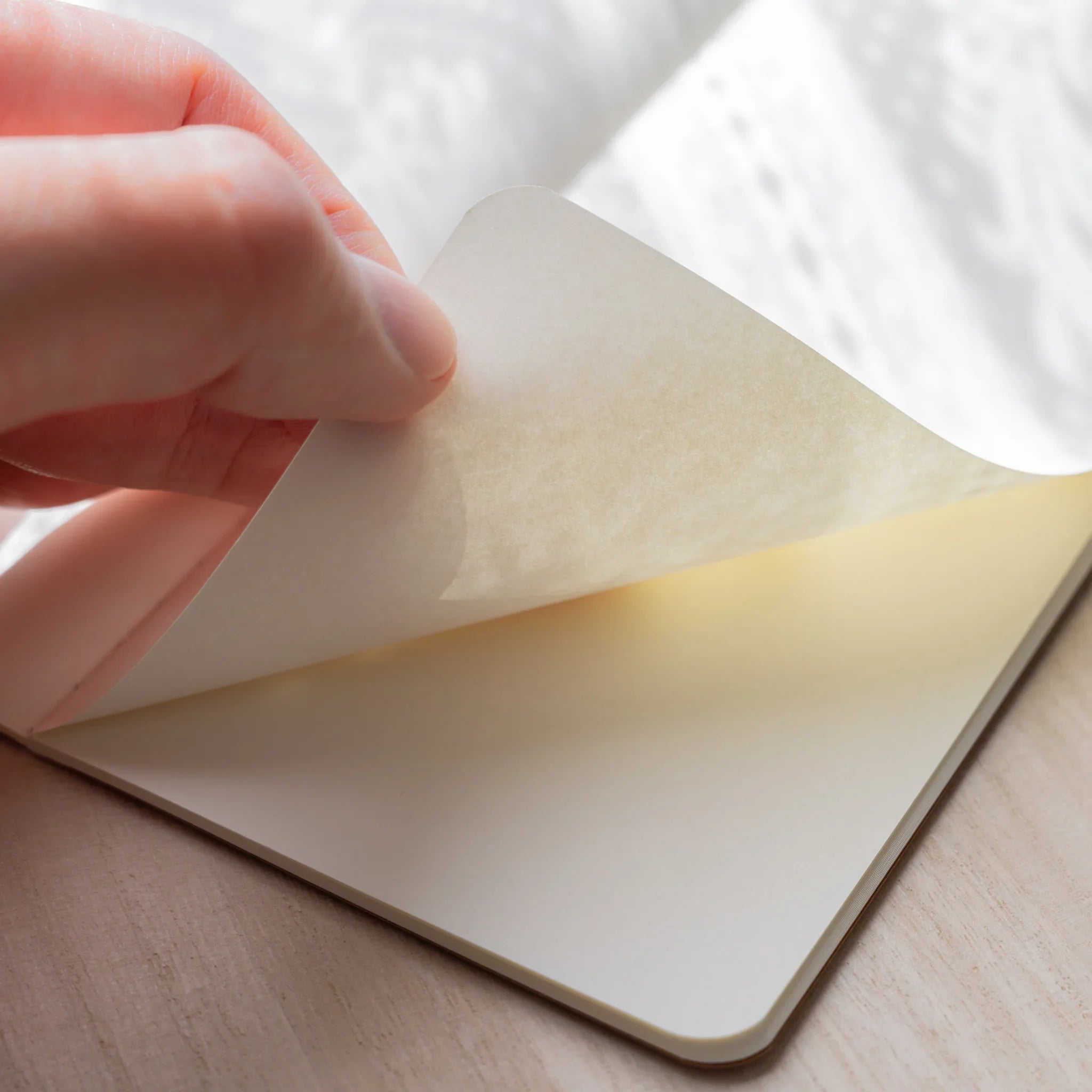 RO-BIKI Weather Map Notebook, detailed close-up of craftsmanship providing full visual representation and product details