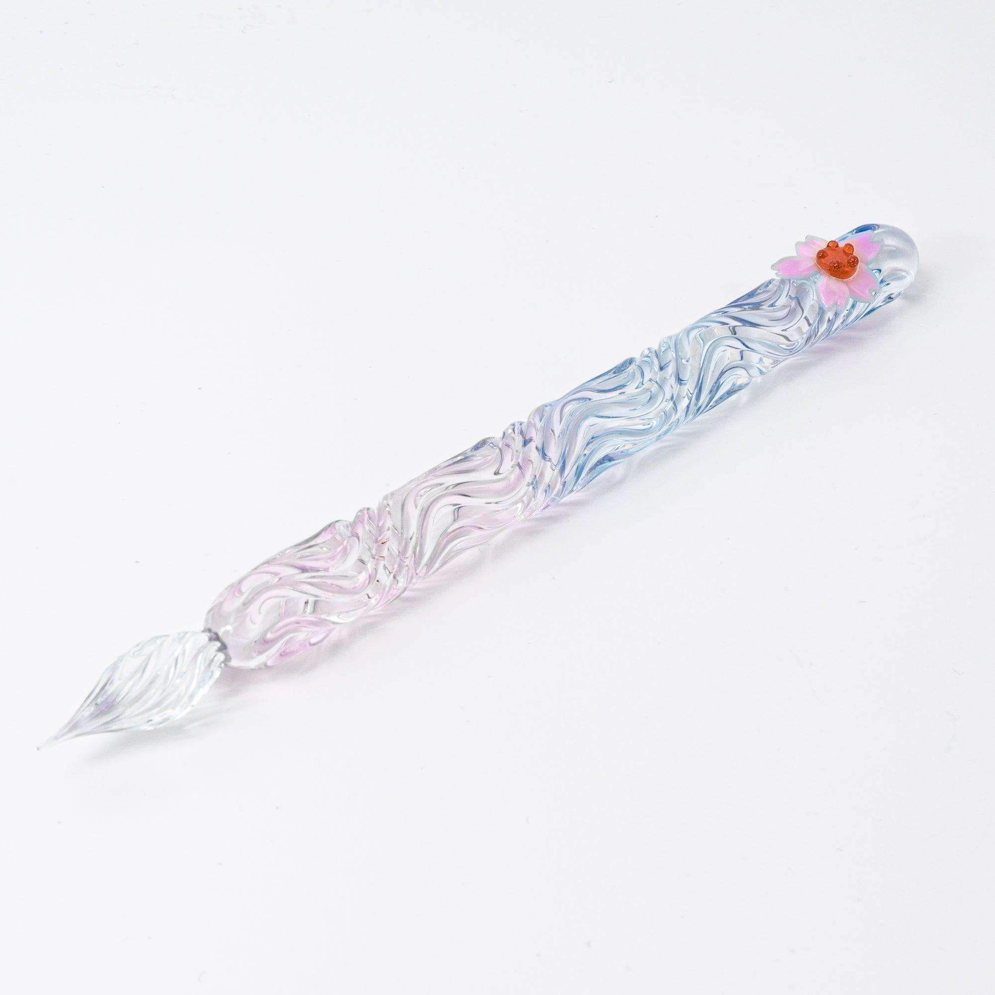 Sky Blooming Sakura Glass Dip Pen - Clarto - Komorebi Stationery