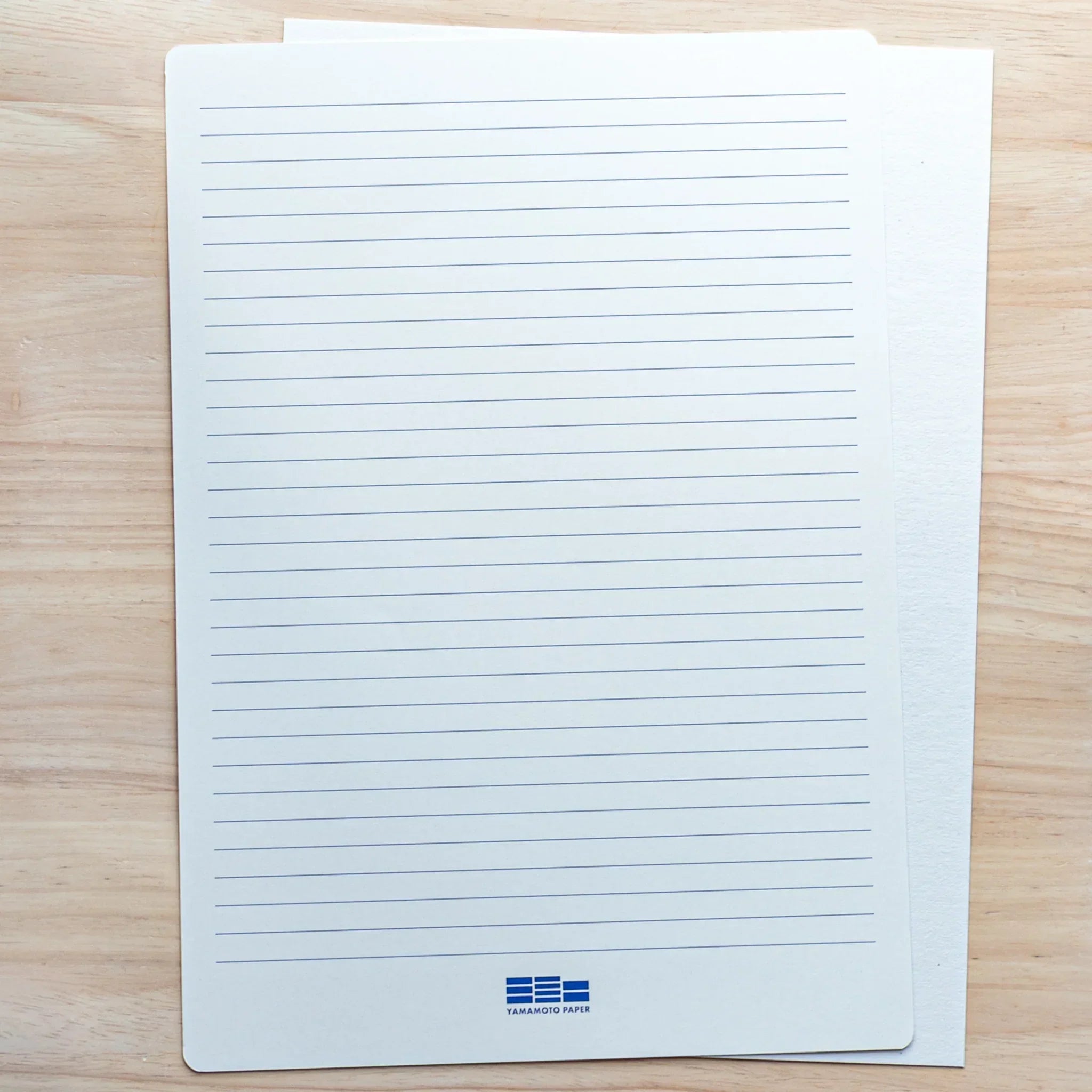 A4 lined writing sheet from Sheep Clouds Bond, part of premium Japanese Loose Leaf Paper for elegant handwriting.