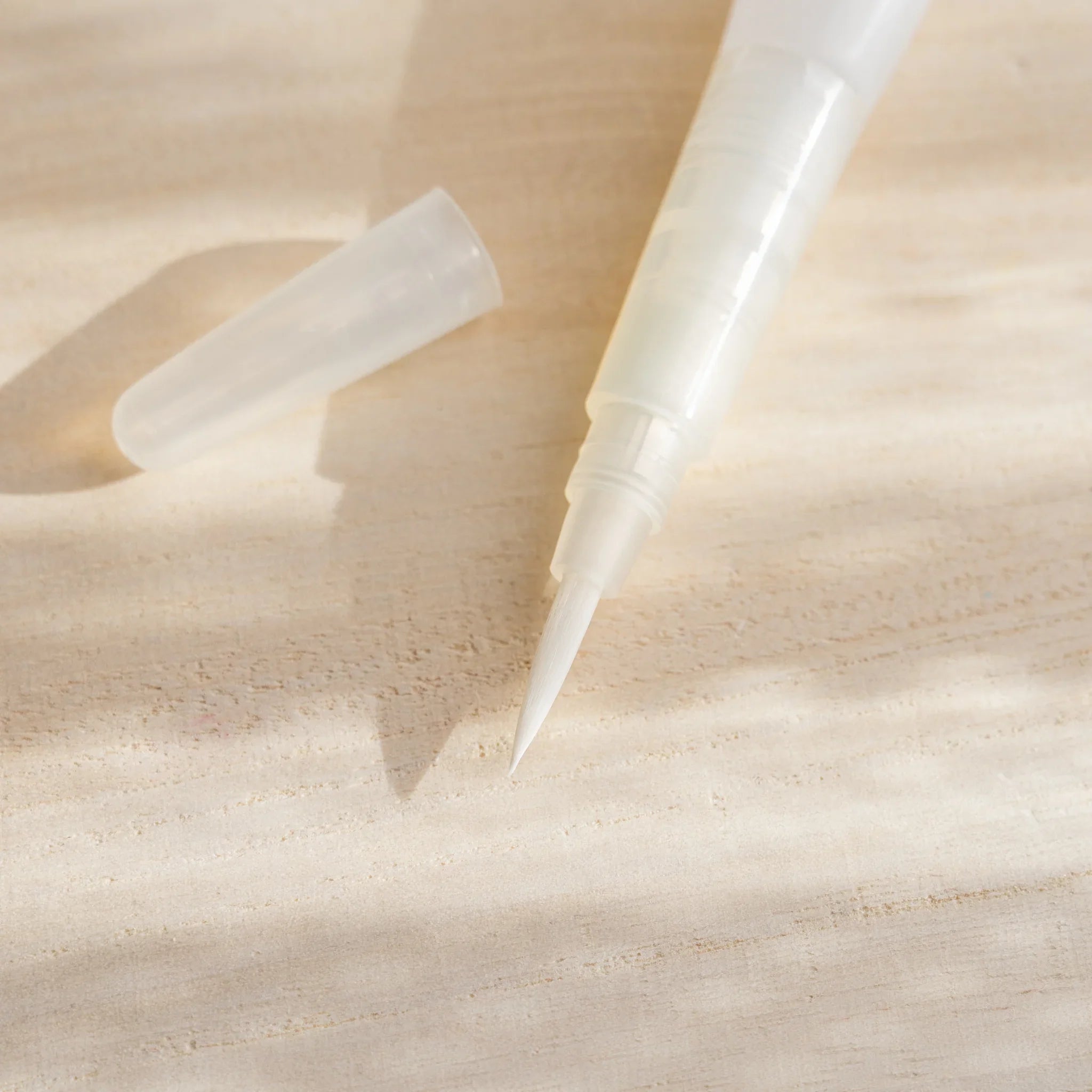 Kitpas watercolor crayons blended with a water brush pen on paper, showing soft watercolor textures and smooth color transitions