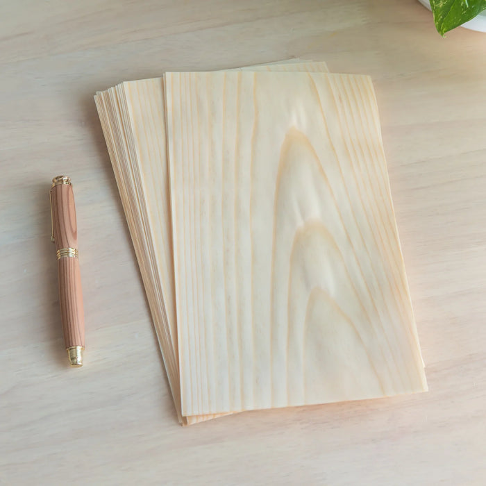 Wooden Sheet Loose Leaf Paper- Premium Japanese Stationery Store