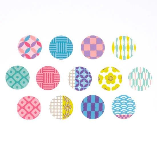 Beautiful Japanese Pattern Washi Tape Sticker Roll - Bande - Japanese Stationery - Komorebi Stationery