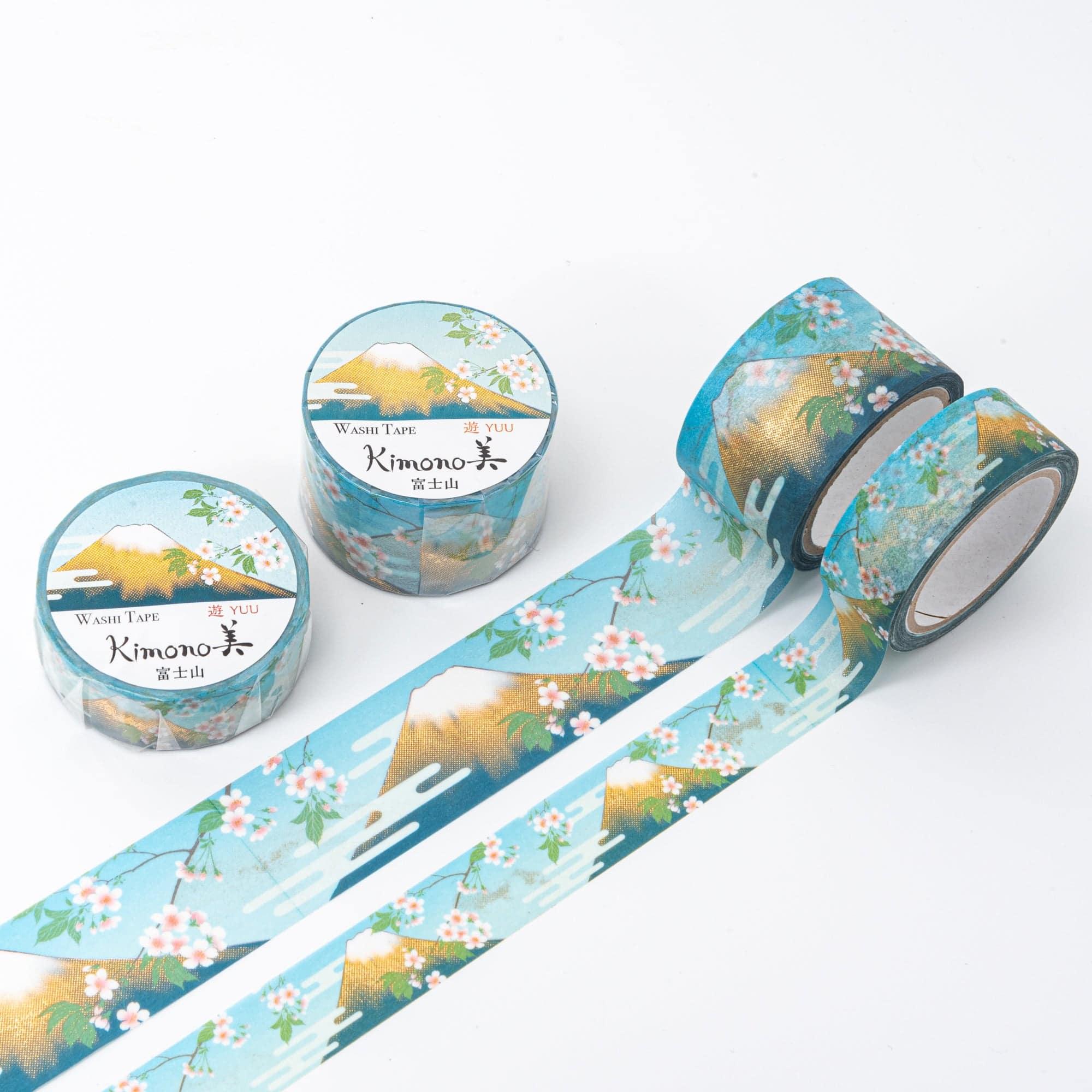 Kimono Beauty Series Mt Fuji Iyo Washi Tape - Komorebi Stationery