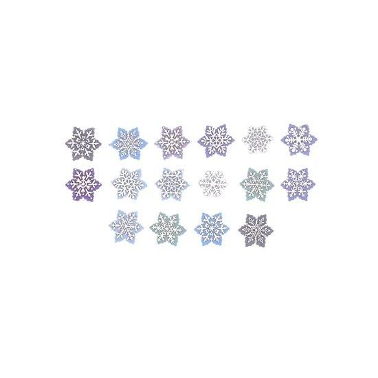 Snowflake Washi Tape Sticker Roll - Bande - Japanese Stationery - Komorebi Stationery