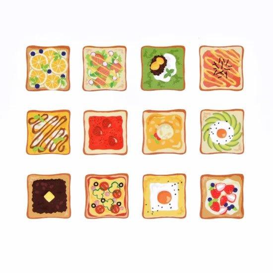 Toast Washi Tape Sticker Roll - Bande - Japanese Stationery - Komorebi Stationery