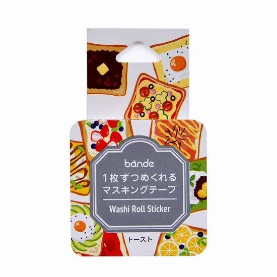 Toast Washi Tape Sticker Roll - Bande - Japanese Stationery - Komorebi Stationery