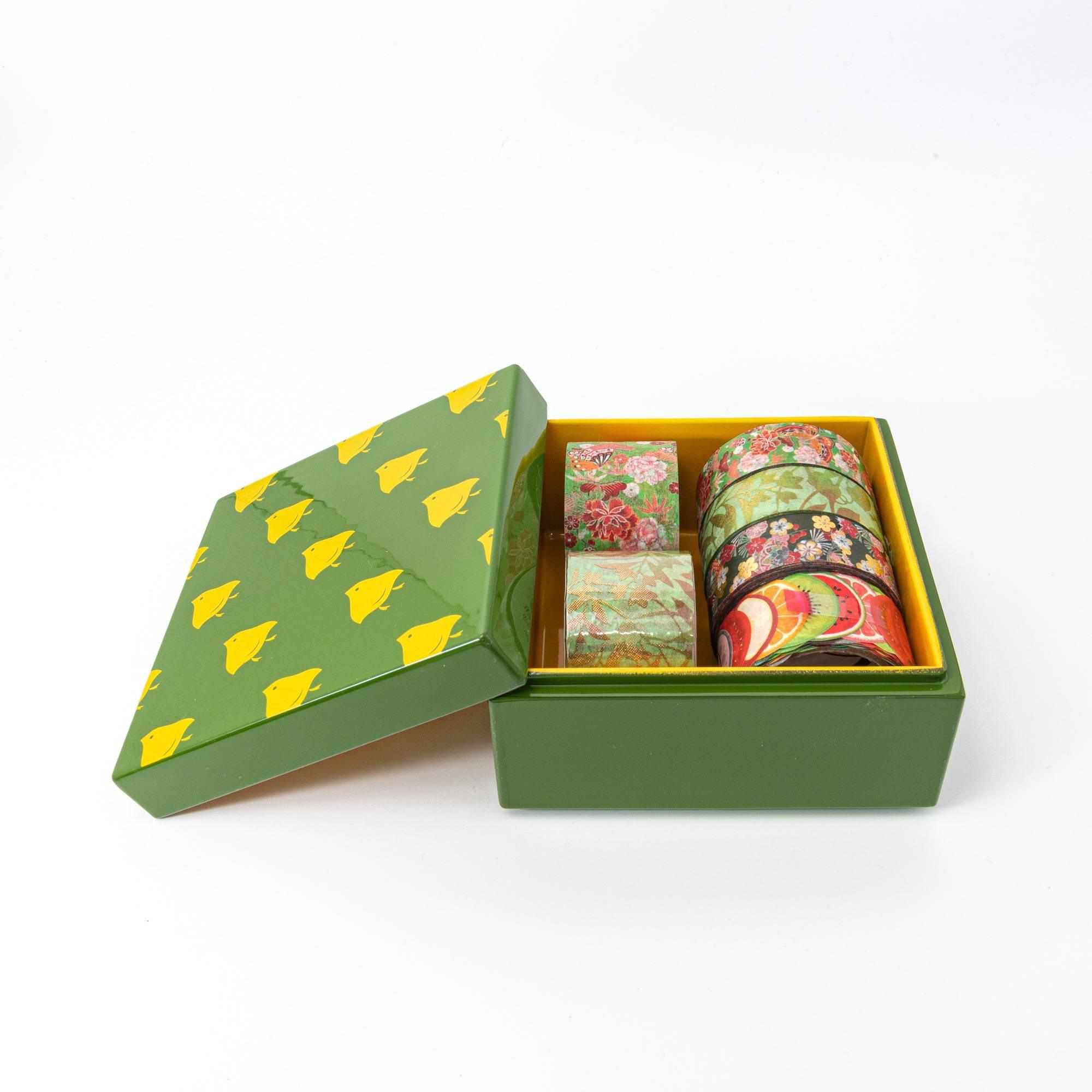 Urushi Kohako Chidori Lacquer Trinket Box - Komorebi Stationery